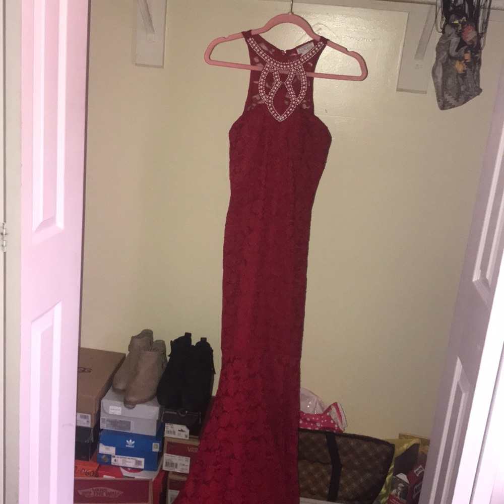 A wedding dress